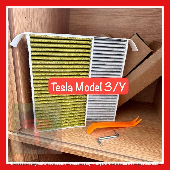 Фільтр салона Tesla model 3 model Y фильтр салона тесла модел 3 Набор!