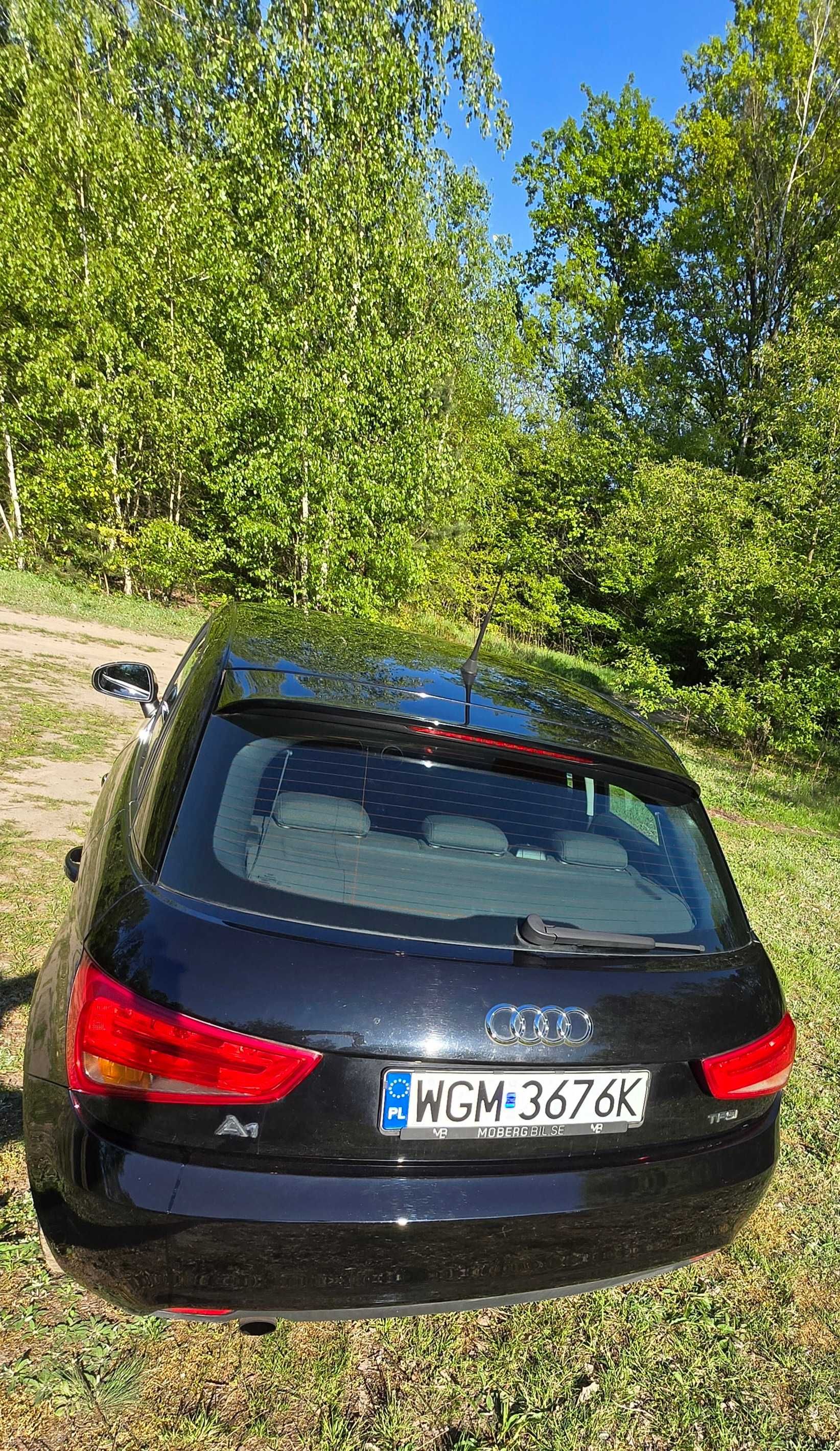Audi A1, czarny lakier, stan b.dobry