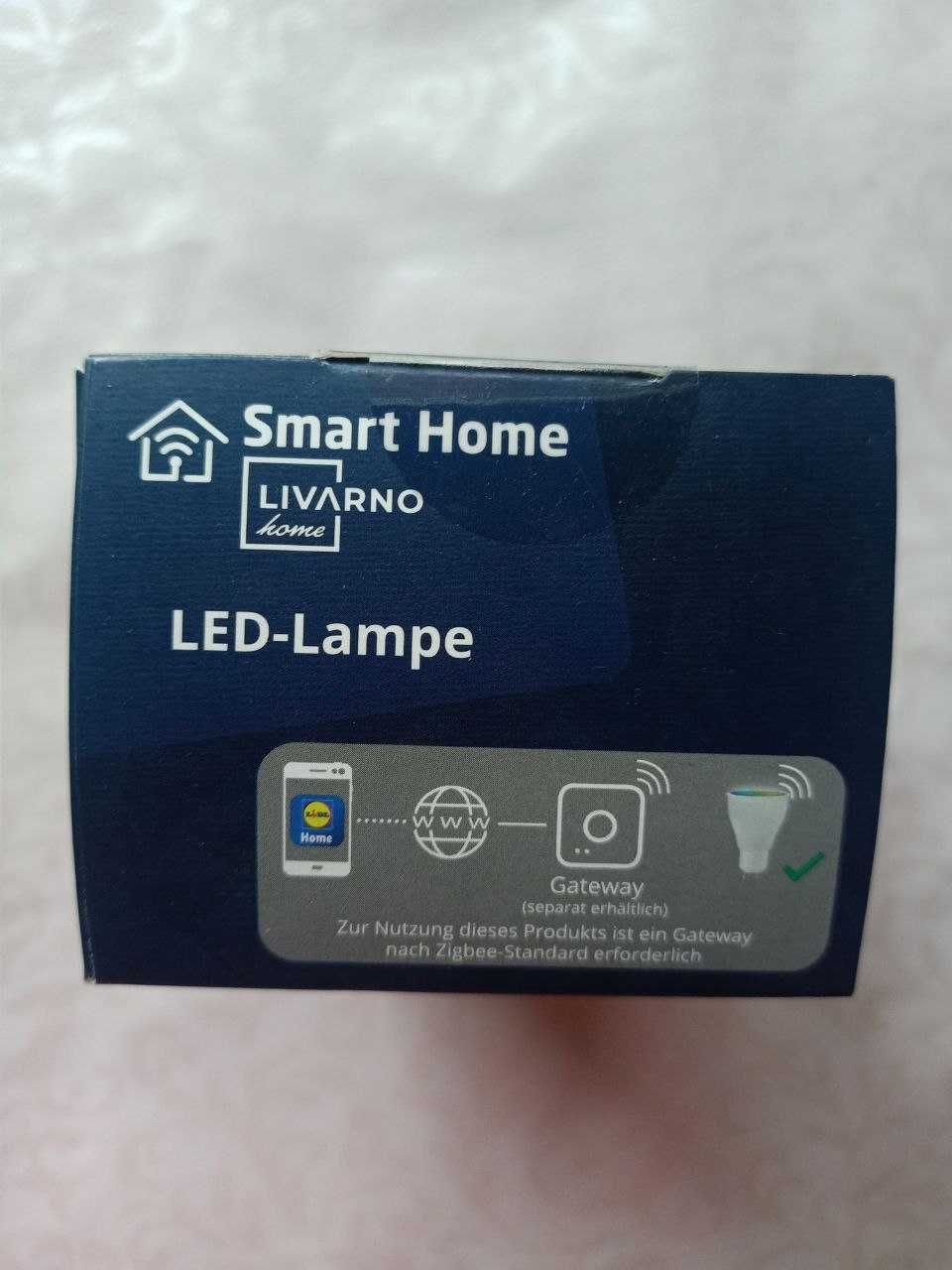 Умная светодиодная лампа zigbee smart home livarno