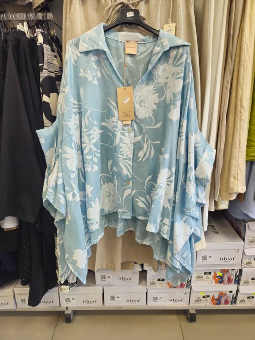 Bluzka Zeta Otto Italy, r. UNI turkus !!!