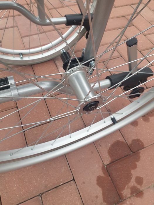 Wózek inwalidzki aluminiowy super stan
