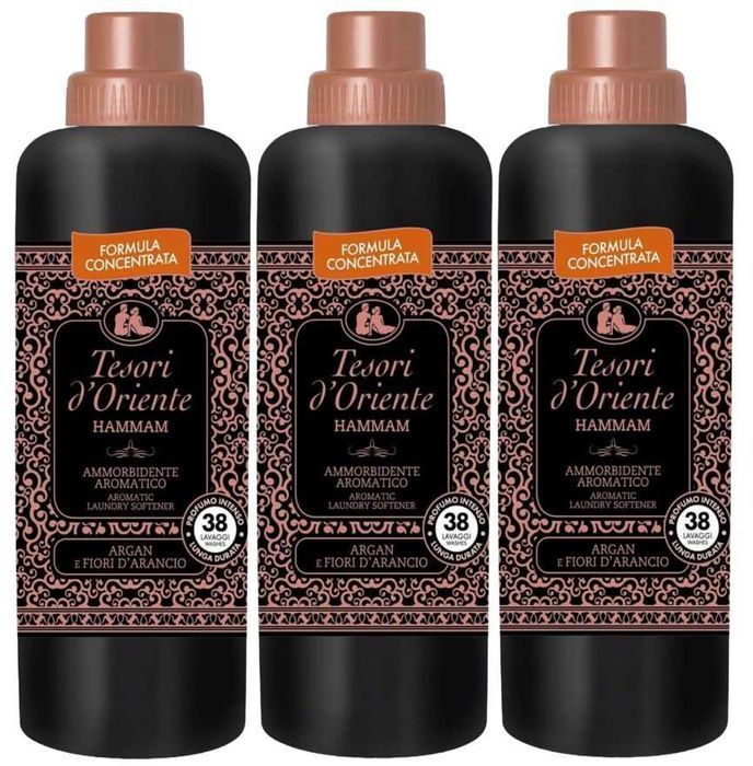 3x Tesori d'Oriente Płyn Płukania Hammam Argan Fiori D'Ariancio 760ml