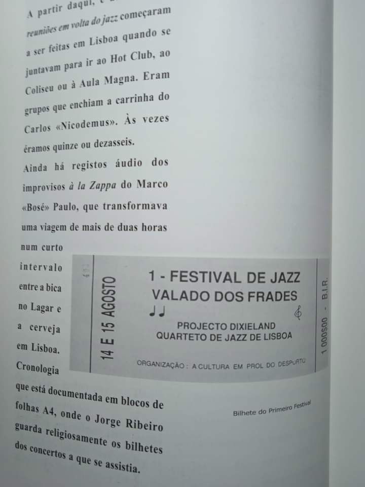 Uma Uma estória de jazz em Valado dos Frades