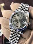 Rolex DateJust 41mm Jubilee Fluted Bezel Wimbledon dial UNWORN 2023