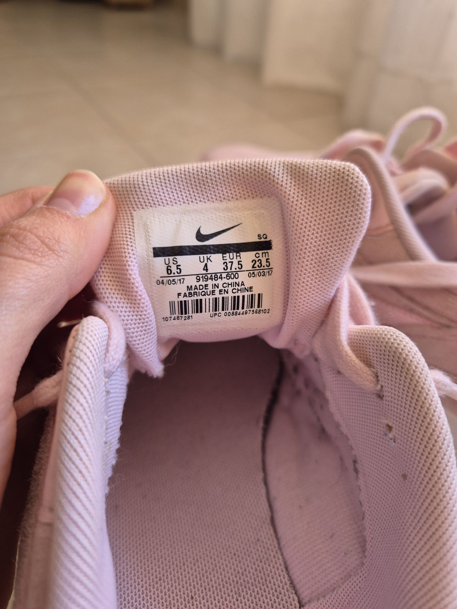 Sapatilhas Air Max 1 Pink Suede