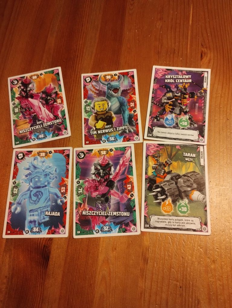 Karty Ninjago - Serie 6, 7, 8, 9 - Puszki na karty