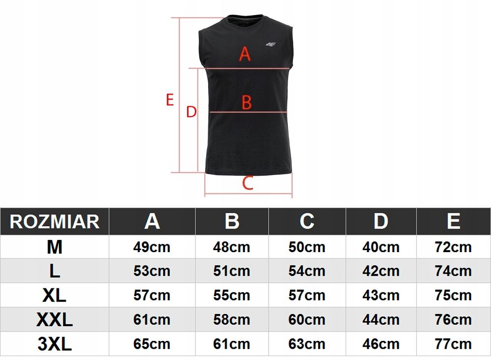 4f Zestaw 2szt. Koszulka Na Ramiączkach / Xxxl 3xl