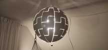 Lampa wisząca, biały/srebrny, 35 cm IKEA PS 2014
Lampa wisząca, biały/