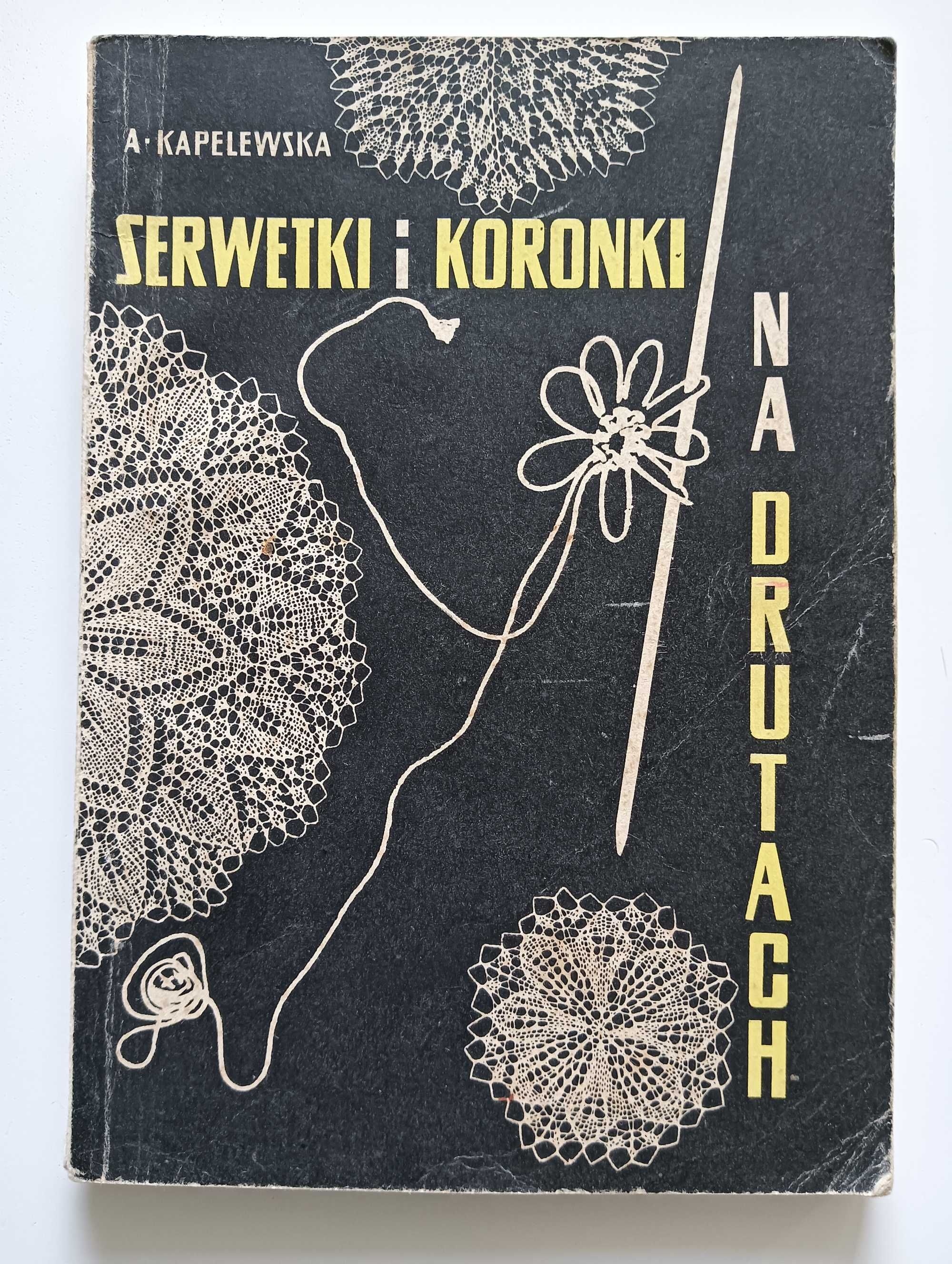 Książki - dziewiarstwo i hafciarstwo - kolekcja PRL