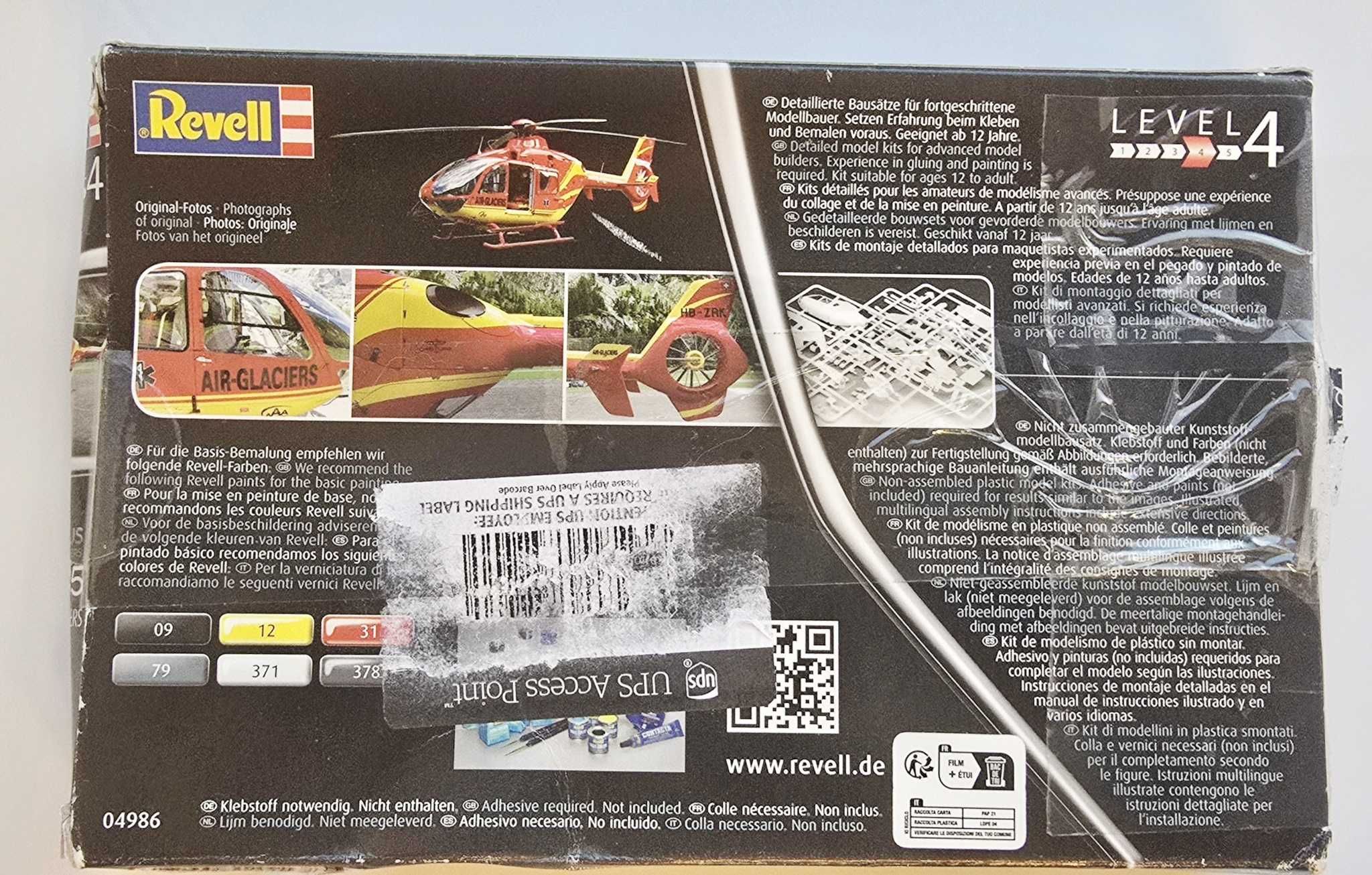 Części do Revell 04986 Airbus Helicopters EC135 "Air-Glaciers" 1:72