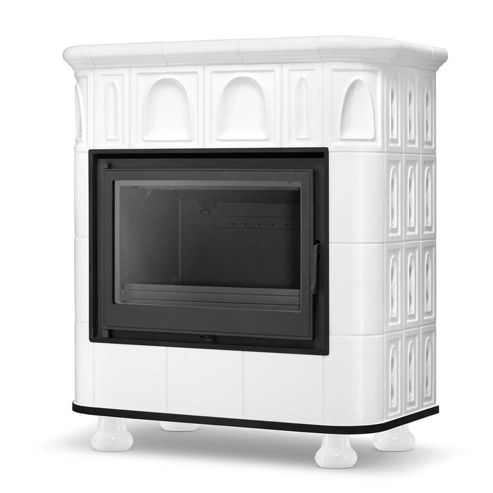 Piec kominek piecyk koza kaflowy ceramiczny obudowa kominkowa GRAZ