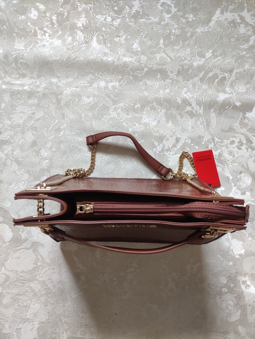 Сумка valentino коричнева