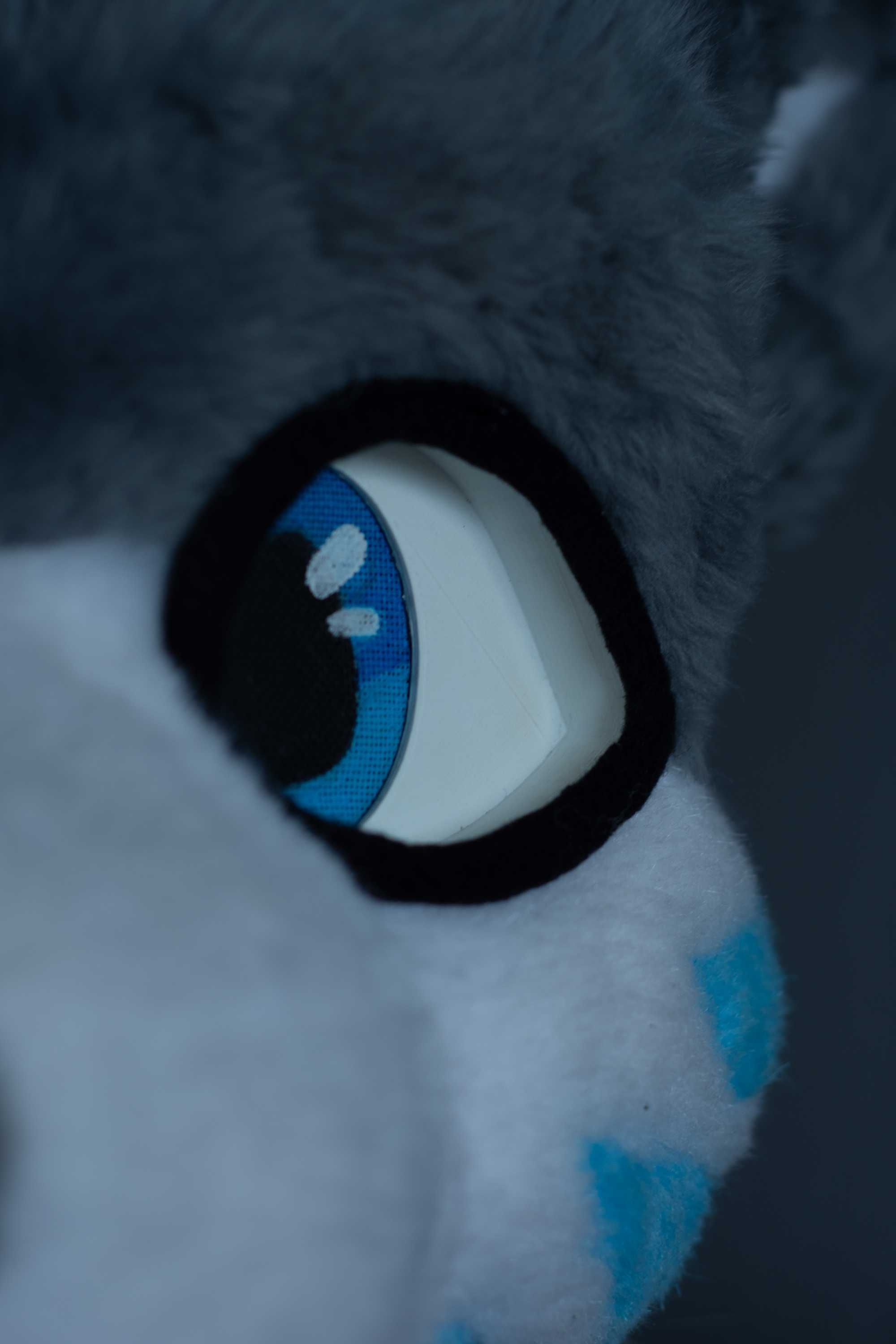 Oczy do fursuita druk 3D