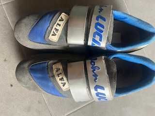 Sapatilhas de encaixe John Luky Alfa, 42, e pedais de encaixe