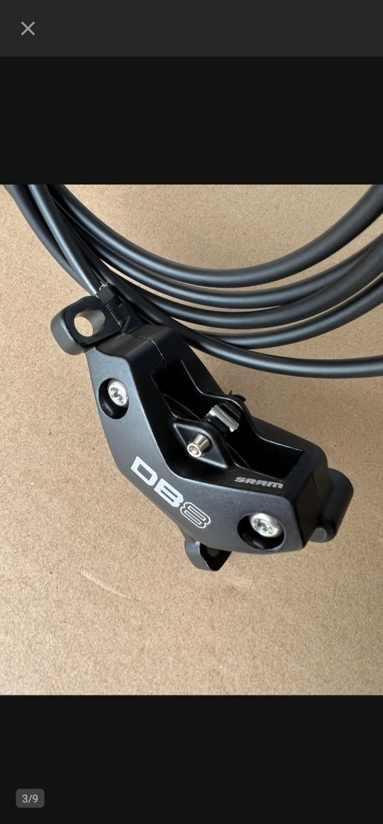 Sram hamulce Db8 nowe, komplet na gwarancji + tarcze 180 i 200mm