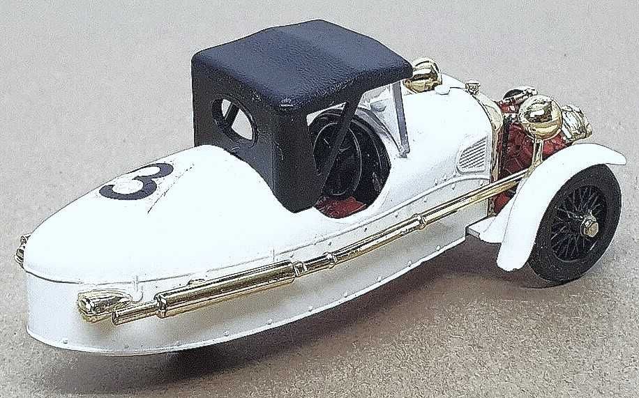 Brumm 1/43 Scale Model Car LE1 - 1933 Morgan Super Sport - white