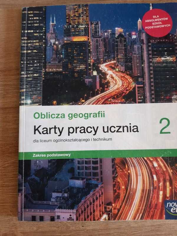 Oblicza geografii 2 karty pracy zakres podstawowy
