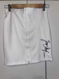 Spódniczka mini Joanna Muzyk logo zip
