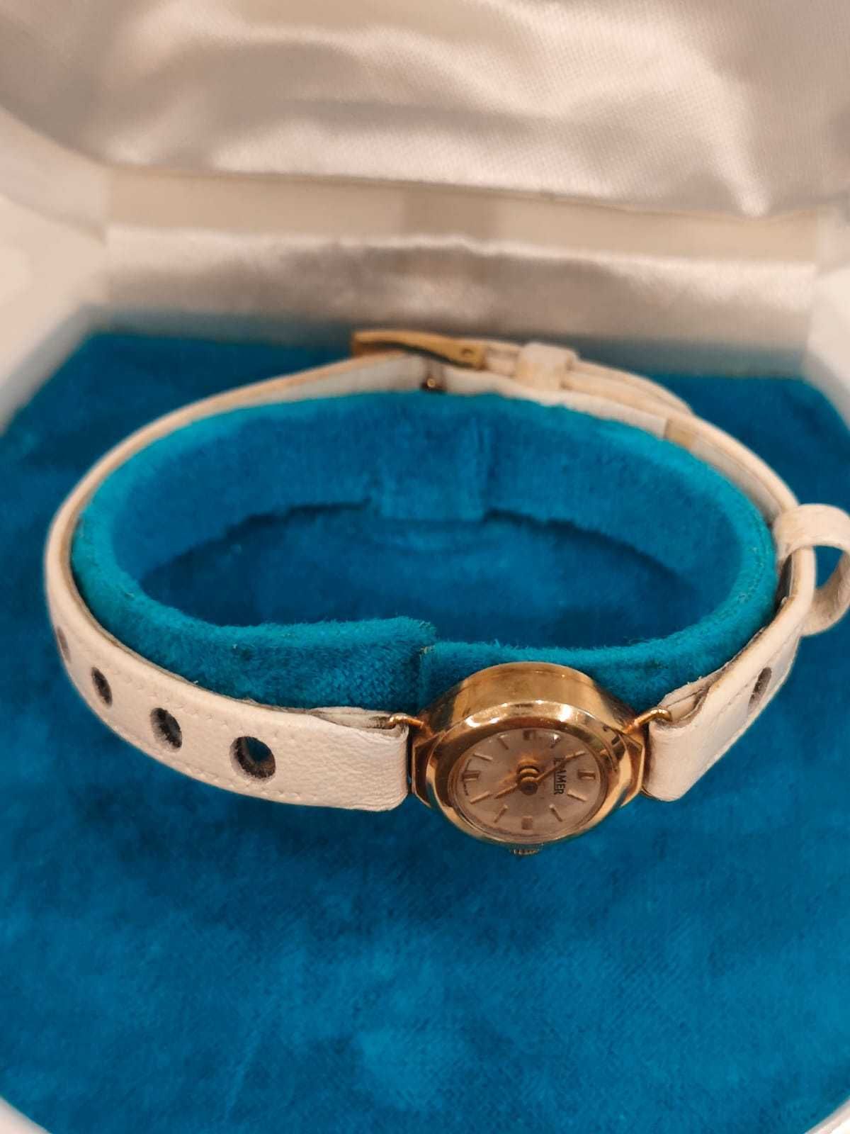 Złoty zegarek damski Roamer 14k 585