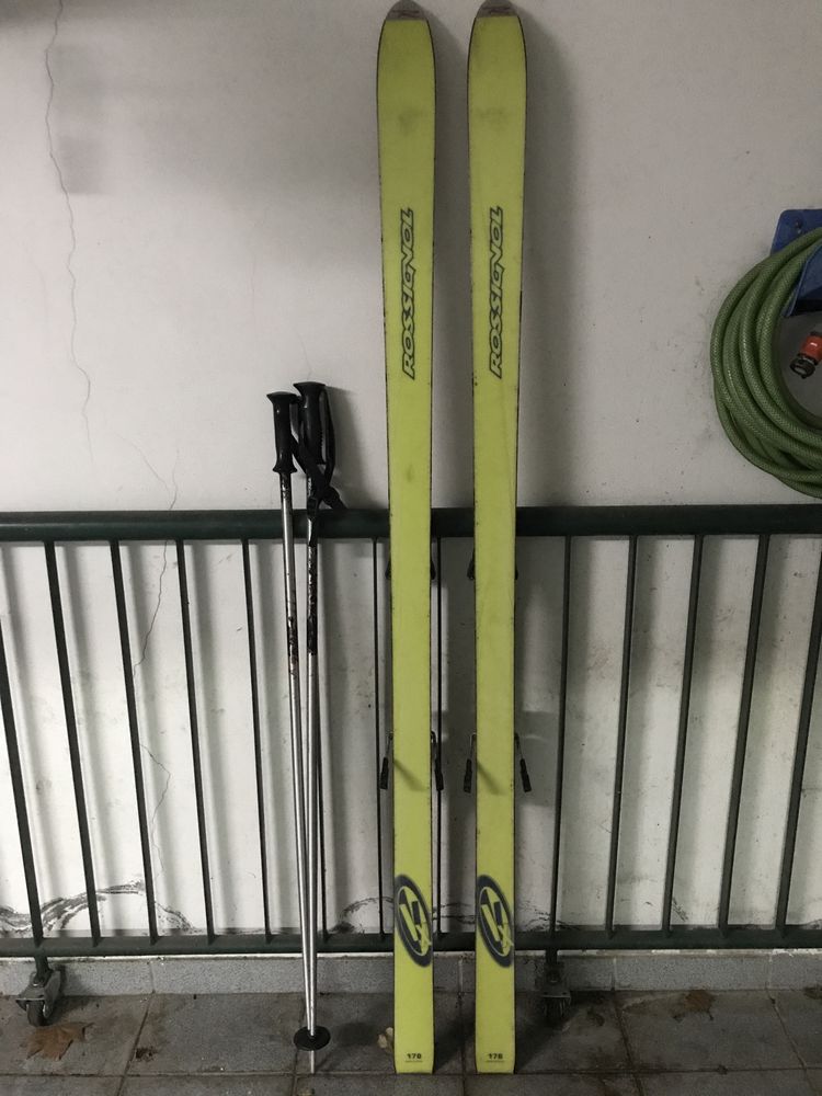 Skis Rossignol VX 178 e batons 120