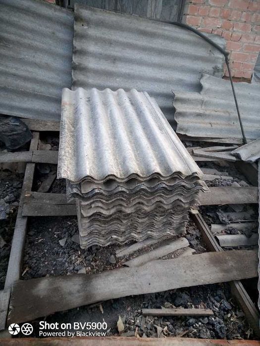 Шифер бу. хорошего качества 6, 8 волнволн