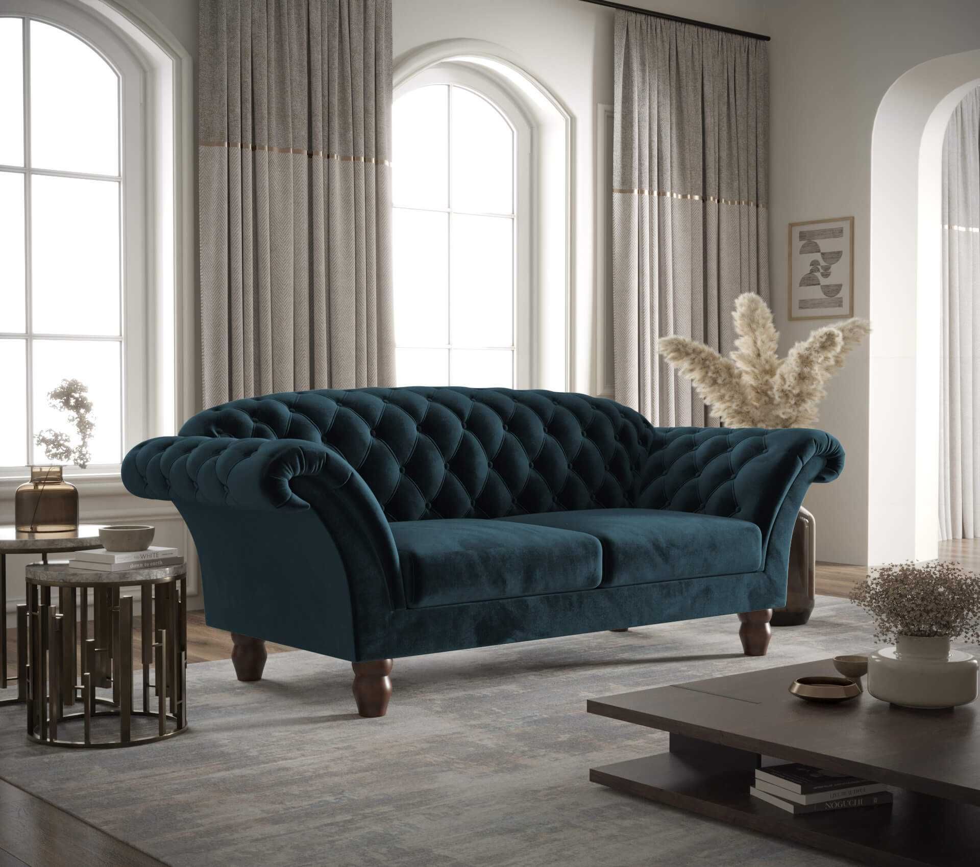 Sofa Royal Chesterfield Dwuosobowa Glamour VeroLux