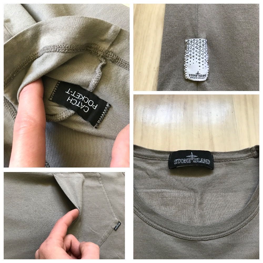 STONE ISLAND shadow project back logo pocket