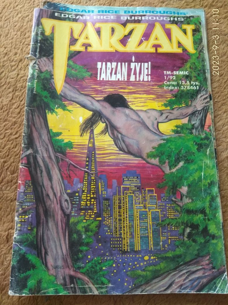 Zestaw komiksów Tarzan 1 i 2/92 X men 2015