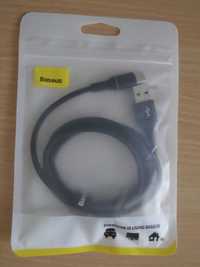Кабель USB Type-C Baseus Halo Data cable 40W/5A 2 м чорний