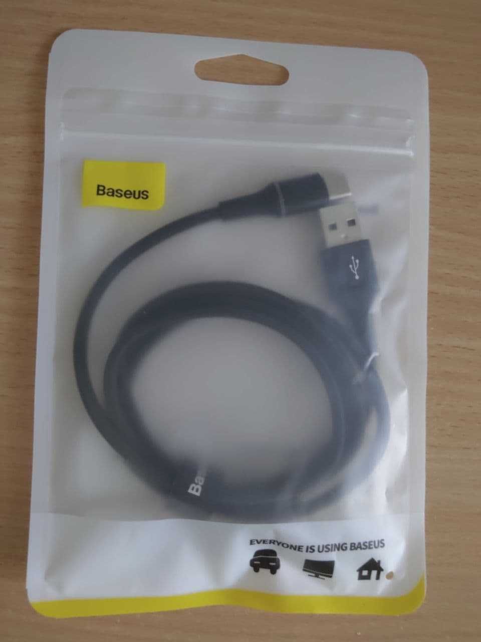 Кабель USB Type-C Baseus Halo Data cable 40W/5A 2 м чорний