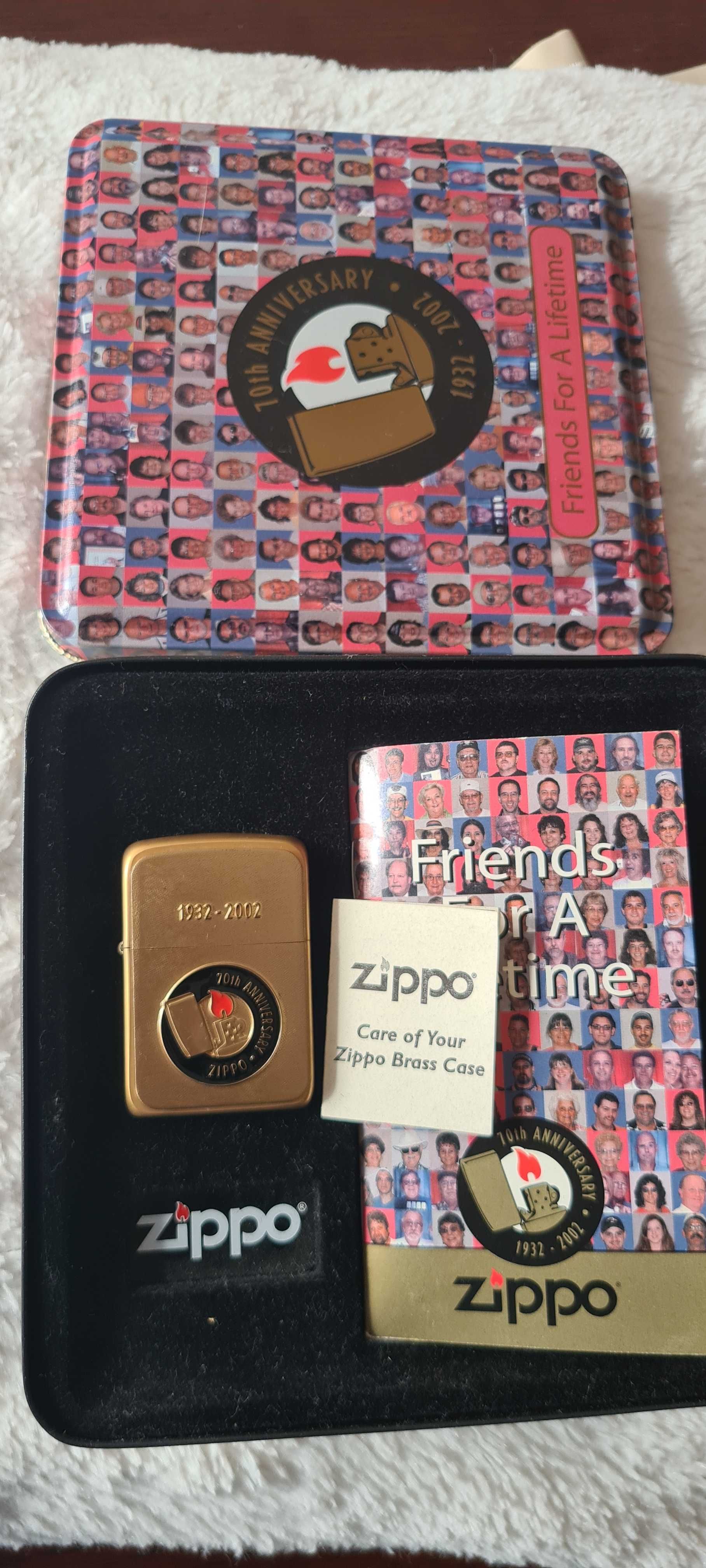 Zapalniczka Zippo 70TH ANNIVERSARY 1932 -2002. Now