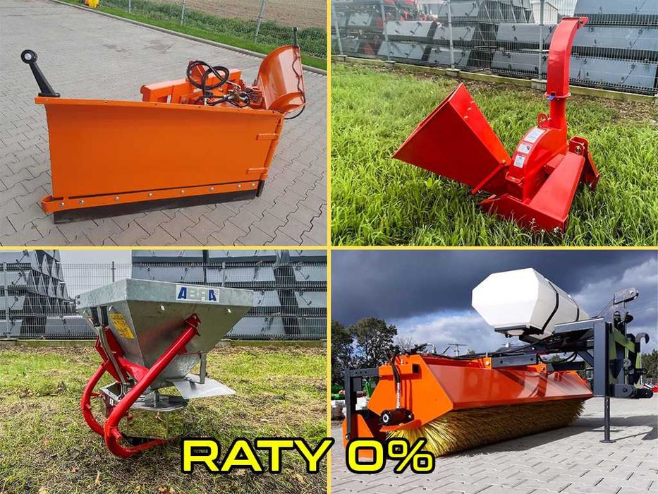 Pług śnieżny do śniegu Zamiatarka Rębak Piaskarko Solarka RATY Dostawa
