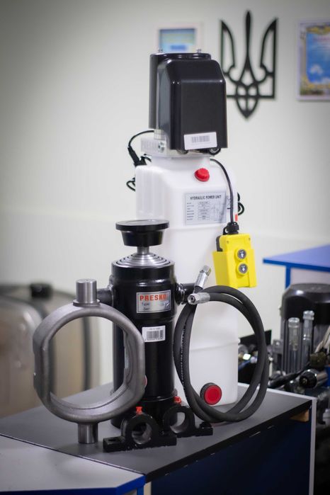 Маслостанція 12V 24V з гідроциліндром на самоскид, причеп!