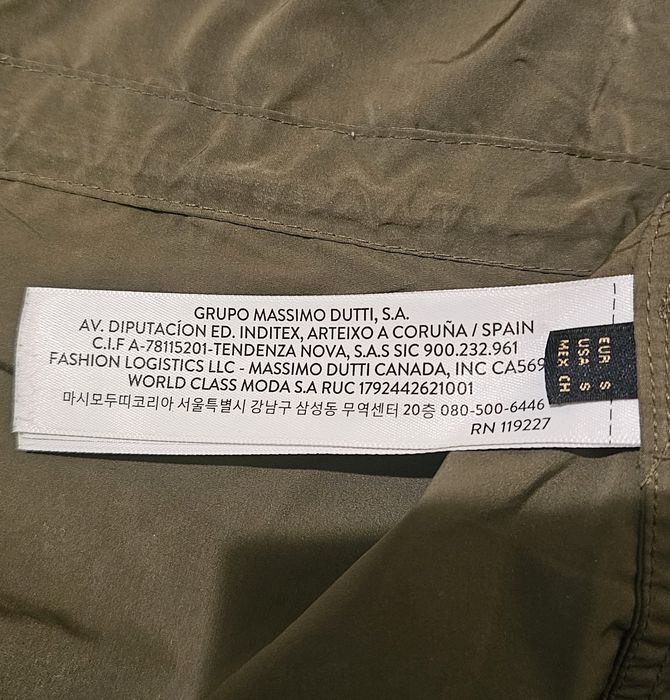 Kurtka parka Massimo Dutti r.S