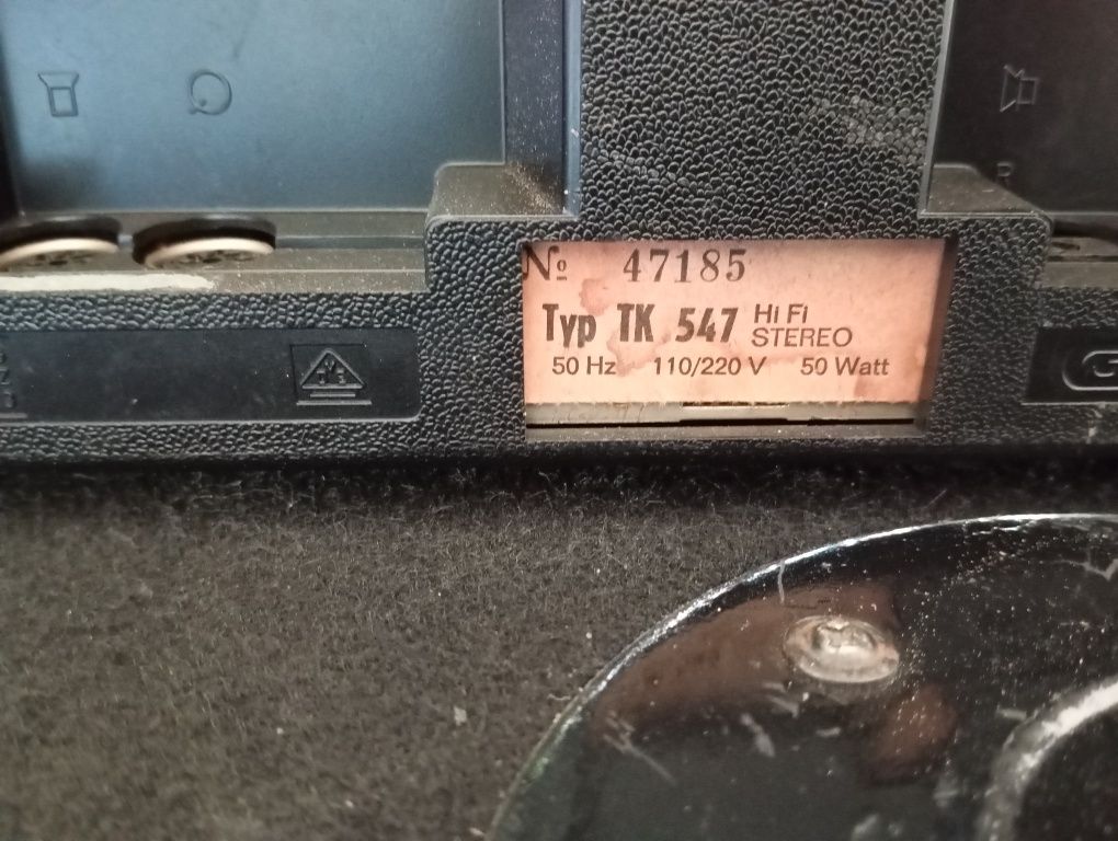 Magnetofon szpulowy Grundig TK 547