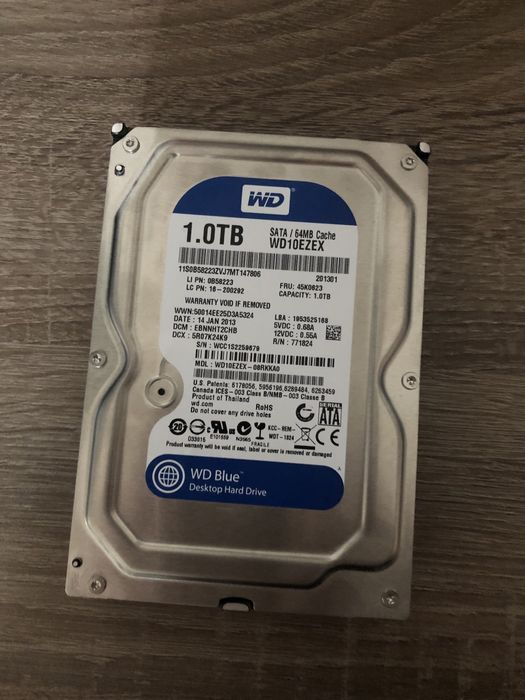 Жосткий диск 1.0 ТВ