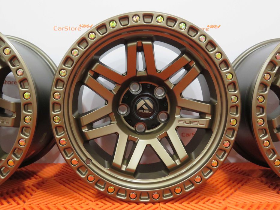 Jantes Fuel Syndicate 17 x 9j et +1 5x127 Bronze C Look Beadlock