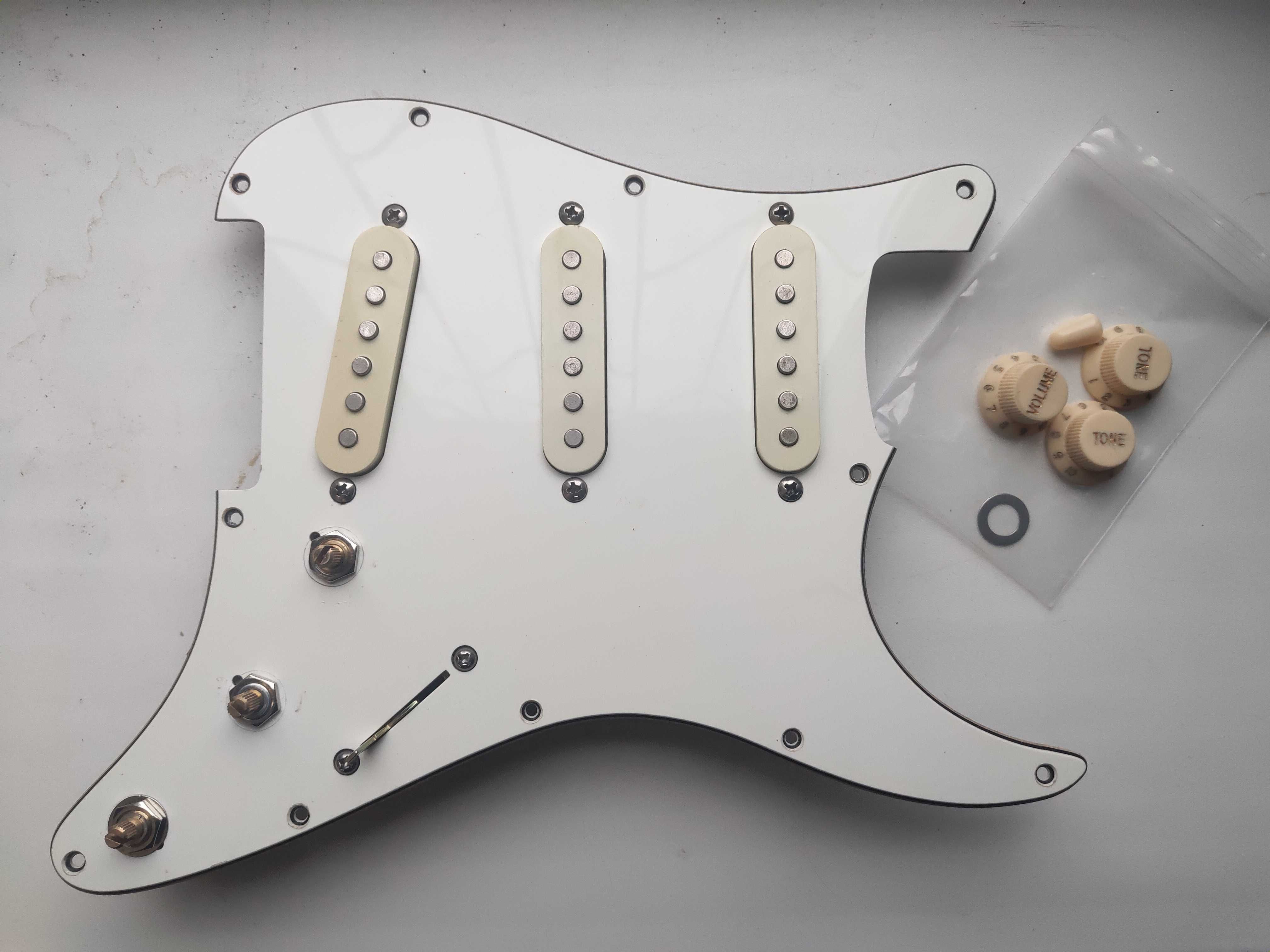 Пікгард Fender Stratocaster USA,1991-93,push-pull CTS,7way Gilmour mod