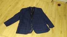 marynarka XL / XXL z metki 176/66
granat w kratę