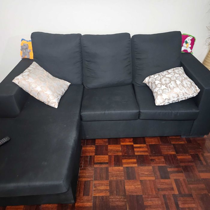 Sofa preto para venda