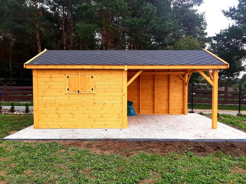 Domek letniskowy, ogrodowy, narzędziowy, drewniany, altana, altanki