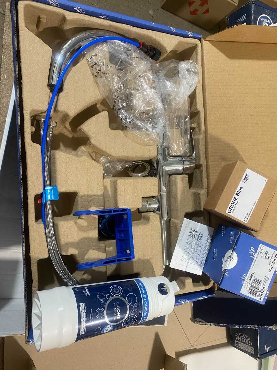 Смеситель для кухни с фильтром воды Grohe Blue Pure 30387000