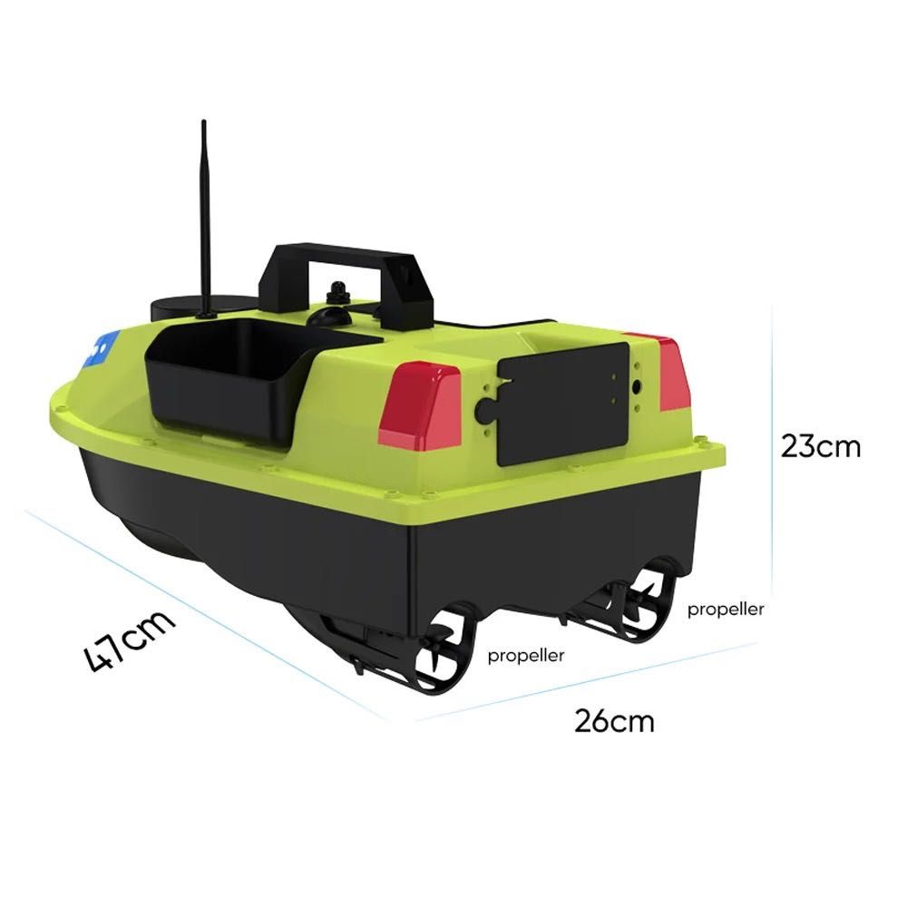 Короповий кораблик Flytec D20 (3 бункера) GPS на 99 точок, АВТОПІЛОТ