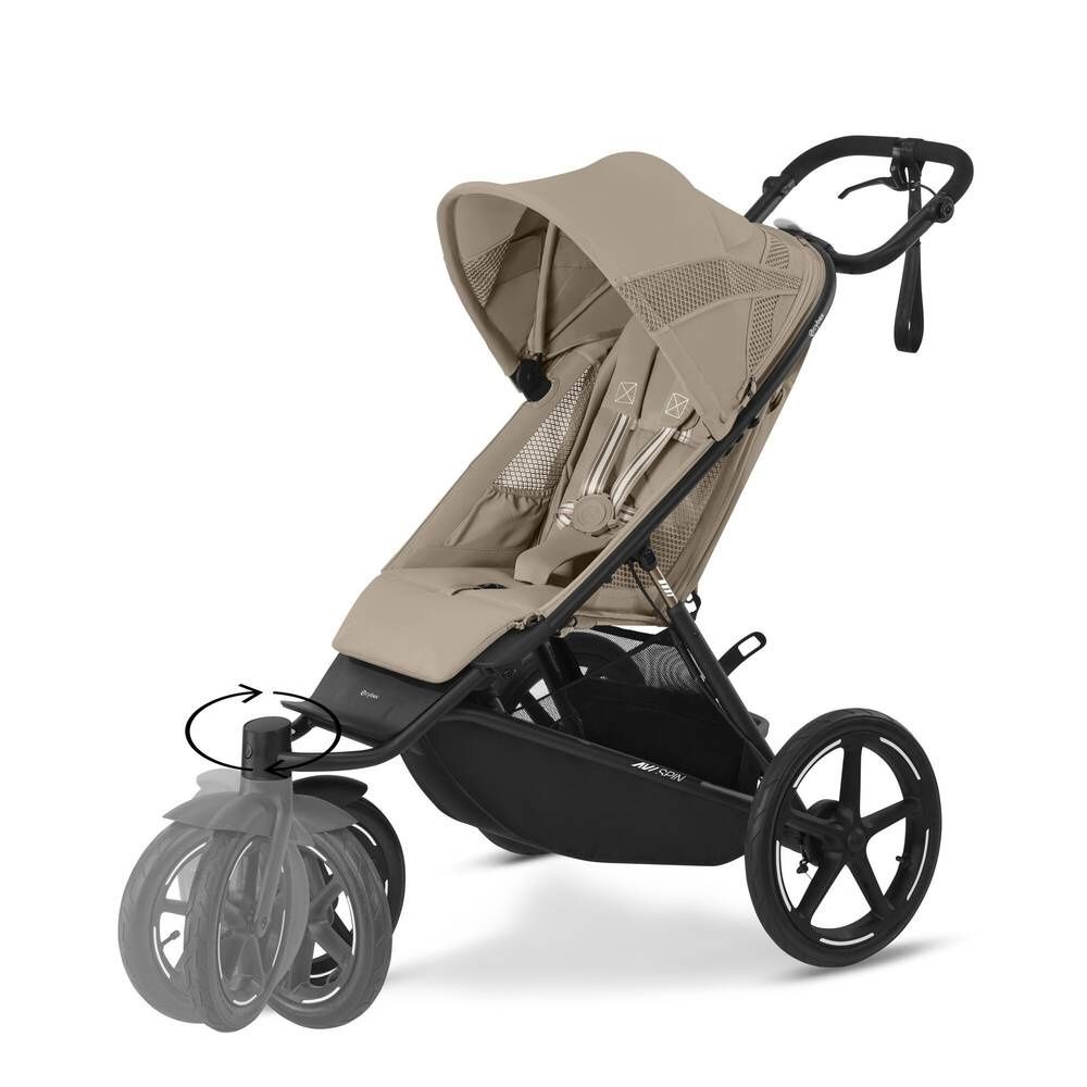 wozek biegowy joggingowy Cybex Avi Spin Almond Beige