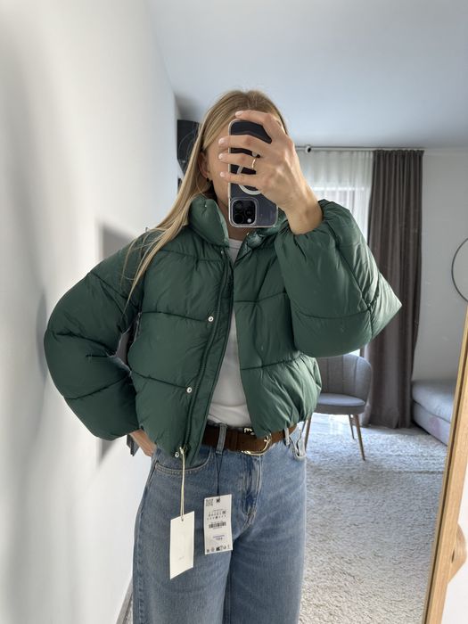 Куртка пуффер Zara оригінал XXS-XS