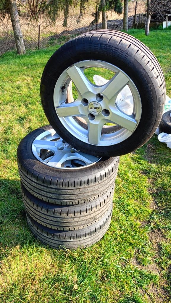 Koła aluminiowe opony lato Continental 185/55r15