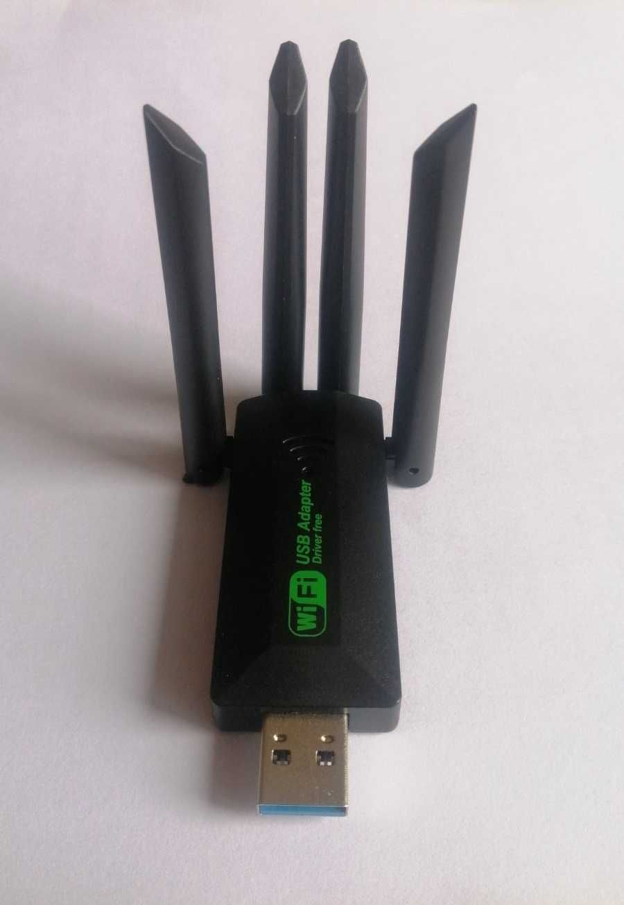 Сетевой адаптер WiFi USB 3.0 1300Mb 2.4G + 5G