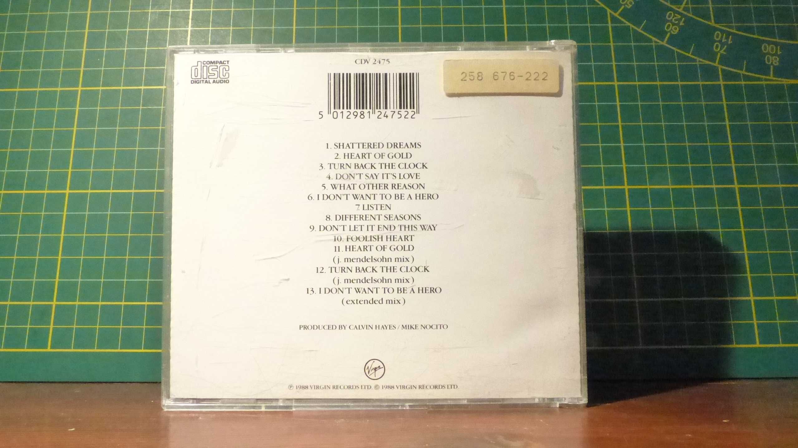 Johnny Hates Jazz - Turn Back The Clock CD / stare wydanie 1988