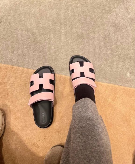 Шлепки Hermes 40 р (маломерят на 39)