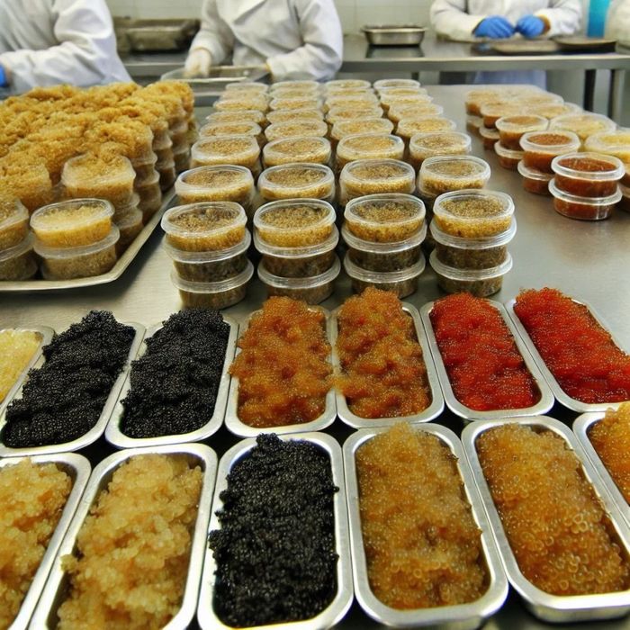 Ікра червона штучна. Чорна імітована ікра.Горбуша, Кета, Щука Капс фуд